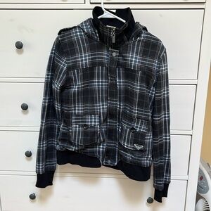 Roxy zip-up hooded sweatshirt